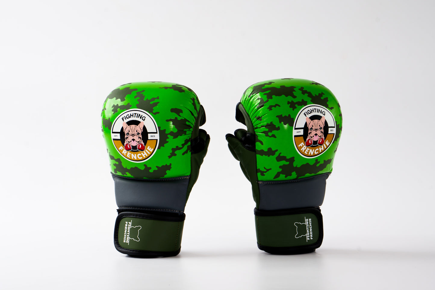 Limited Edition 7oz Sparring Gloves: Green Camoflage