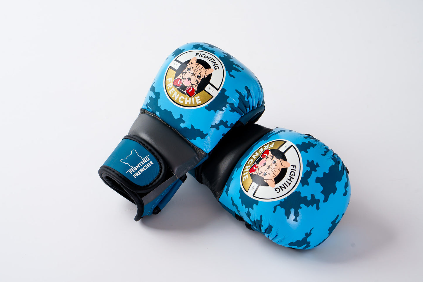 Limited Edition 7oz Sparring Glove: Blue Camouflage