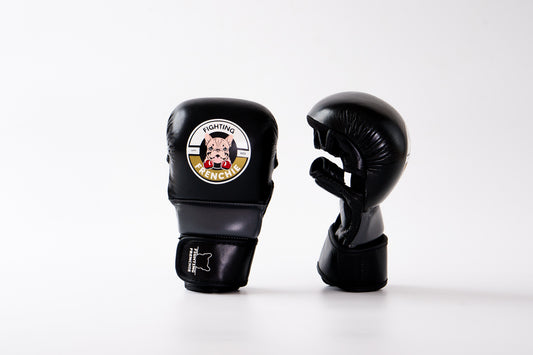 7Oz MMA Sparring Gloves: Black